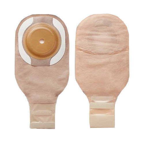Premier 1-Piece Soft Convex Drainable Pouch Cut-to-Fit 1" with Filter and Flextend Skin Barrier, Beige (Box of 5)