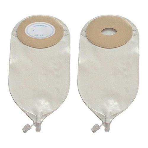 Special Nu-Flex Adult Post-Op Urine Pouch 3/4" x 1-1/8" Pre-Cut Opening, Convex (Box of 10)