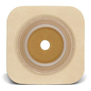 Sur-fit Natura Stomahesive Cut-to-fit Flexible Wafer 4" x 4" Flange 1-1/2" Tan (Box of 10)