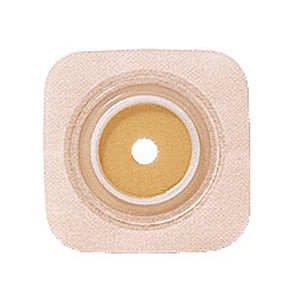Sur-fit Natura Stomahesive Cut-to-fit Flexible Wafer 4" x 4" Flange 1-1/4" Tan (Box of 10)