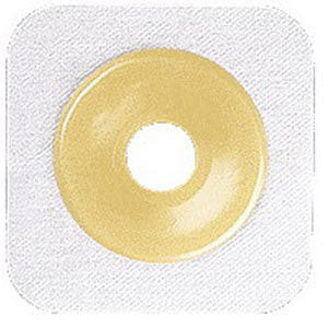 Sur-fit Natura Stomahesive Cut-to-fit Flexible Wafer 4" x 4" Flange 1-1/4" White (Box of 10)