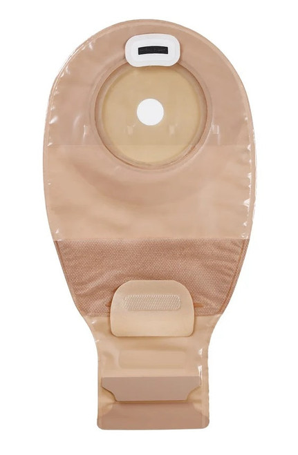 Esteem + One-Piece Drainable Pouch with InvisiClose, Tan, Pre-Cut 1-1/8" (Box of 10)
