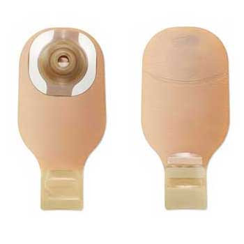 Premier CeraPlus 1-Piece Convex Drainable Pouch Pre-Sized 1" With Filter, Lock-N-Roll, Bei (Box of 5)