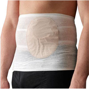 StomaSafe Classic Ostomy Support Garment, Medium, 37-1/2" - 45-1/2" Hip Circumference, White (Package of 3)