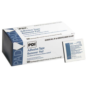Adhesive Tape Remover Pad, 1-1/4" x 2-3/5" (Box of 100)
