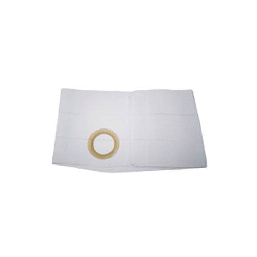 9" Right, White, Cool Comfort, Nu-Form Belt, Prolapse Flap, Large, 2-7/8" x 3-3/8" Opening Placed 1-1/2" From Bottom