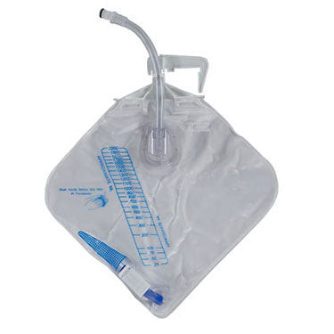 Urine Meter 200 mL with Drainage Bag 2,000 mL, 2 Drainage Bags