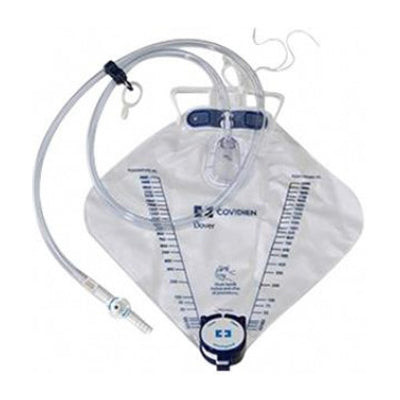 Dover Urine Drainage Bag, 48" Tubing, 2000 mL (Case of 20)