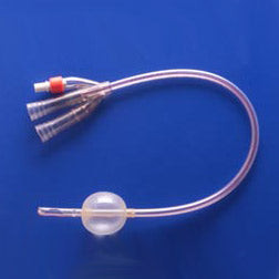 Soft Simplastic 3-Way Foley Catheter 20 Fr 30 cc (Box of 10)