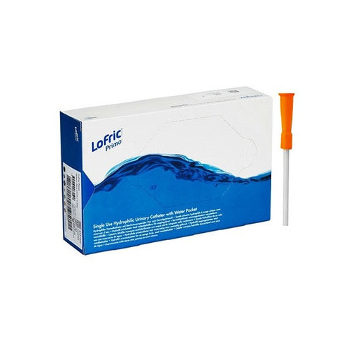 LoFric Primo Coude Catheter 16 Fr 16" (Case of 120)