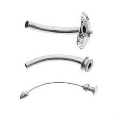 Jackson Improved Tracheostomy Tube, #6, Non-Fenestrated