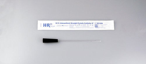 TruCath Intermittent Straight Catheter, Female, 10FR, 6" (Box of 30)