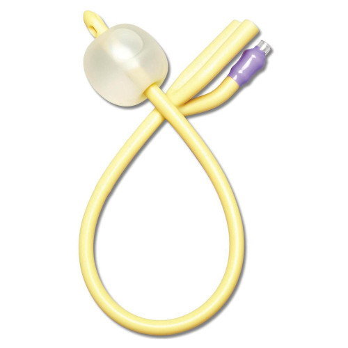 3-Way Silicone-Elastomer Coated Latex Foley Catheter, 16 fr, 30mL (Case of 12)