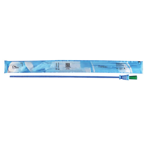 Cure Ultra Male Intermittent Catheter, 16" Straight Tip, 18 FR