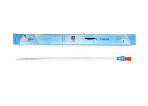 Cure Ultra Male Intermittent Catheter, 16" Coude Tip, 16 FR (Box of 30)