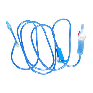 Basic IV Administration Set - Model with 2 Injection Site, 19 mL Priming Volume, 106" L (Case of 50)