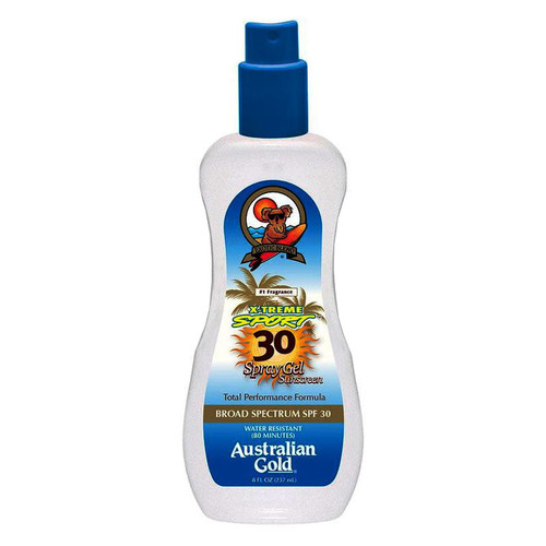 Australian Gold 30 Xtreme Sport Spray Gel, 8 ounce