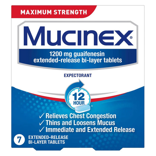 Mucinex SE Max Strength Extended Release Bi-Layer Tablets, 14 ct