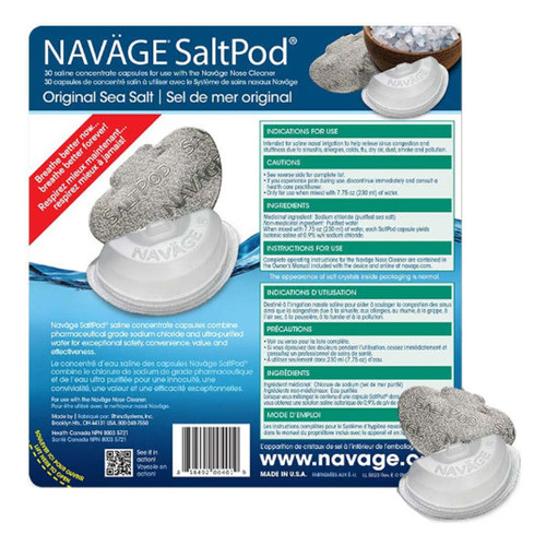 Navage Nasal Care SaltPods, 30 ct (Package of 30)