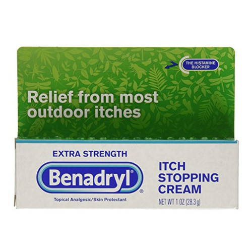Benadryl Itch Stopping Cream, Extra Strength, 1 oz