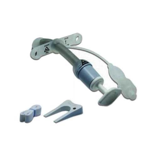 Smiths Medical ASD, Inc. Bivona FlexTend TTS Neonatal Straight Neck Flange Tracheostomy Tube, Size 3.5