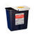 SharpSafety RCRA Hazardous Waste Container Hinged Lid with Snap Cap, Black 2 Gallon