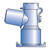 Smiths Medical ASD, Inc. Pneupac Sterile Standard Dual-Axis Swivel Adapter