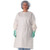 Isolation Gown, Poly-Coated with Cuff, Impervious, Full Back, White, Universal