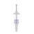 Non-vented Dispensing Pin with Safesite Valve and Luer Lock Connector, Needle-Free (Case of 50)