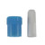 Blue Male Luer Lock Replacement Cap and White Female Luer Lock Cap (Case of 100)