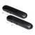 Desk Length Arm Pads with Screws, Black Vinyl Upholstery (Package of 2)
