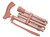 Switch Sticks Designer Walking Stick Cane, Folding, Adjustable, Engraved Rose Gold