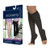 862C Essential Opaque Calf, 20-30mmHg, Open Toe, Medium, Short, Black
