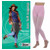 Juzo Soft Leggings, 15-20, Pink, Size 5