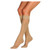 Jobst Ultrasheer Knee-High, 20-30 mmHg, Open Toe, Petite, Medium, Natural