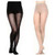 842P Style Soft Opaque Pantyhose, 20-30mmHg, Women's, Small, Long, Black