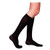 232C Essential Cotton Calf with Grip-Top, 20-30mmHg, Women's, Medium, Long, Black