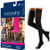 783N Style Sheer Thigh, 30-40mmHg, Women's, Medium, Long, Black (Package of 2)