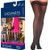 783N Style Sheer Thigh, 30-40mmHg, Women's, Large, Long, Black (Package of 2)