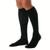 Men's Knee-High Ribbed Compression Socks Large, Black