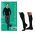 Juzo Dynamic Cotton for Men Knee-High, 20-30, Full Foot, Black, Size 4 (Package of 2)