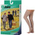 Dynamic Thigh-High with Silicone Border, 30-40, Petite, Open, Beige, Size 1 (Package of 2)