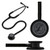 Littmann Classic III Stethoscope, Black Edition Chestpiece, Black Tube, 27"