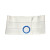 6" Right, White, Cool Comfort, Flat Panel Belt, Medium, 2-1/8" Opening Placed 1" From Bottom