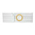 5" White, Cool Comfort, Nu-Form Belt, Medium, 4" Opening