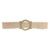 Nu-Comfort 2" Wide Beige Support Belt Large Oval. Ring Plate 28"-31" Waist Small, Latex-Free