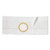7" Right, White, Regular Elastic, Nu-Form Belt, Large, 2-5/8" Opening Placed 1-1/2" From Bottom