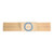 Special 5" Left, Beige, Cool Comfort, Flat Panel Belt, Large, Custom: 2-1/4" Opening Placed 3/4" From Bottom