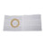 6" White, Cool Comfort, Nu-Form Belt, Small, 3-1/8" Center Opening
