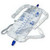 Urinary Leg Bag with Twist-Turn Valve and Straps, Large 900 mL